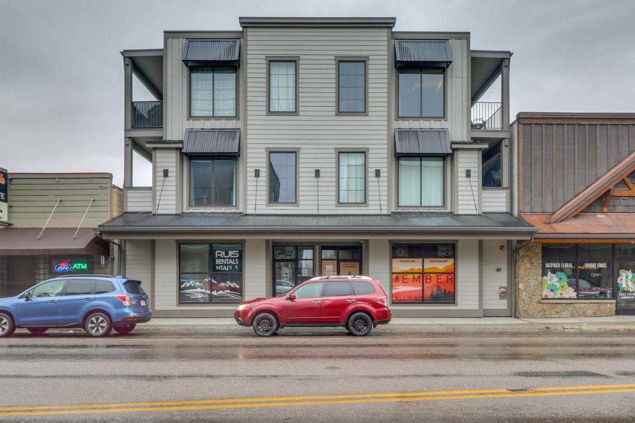 Downtown Columbia Falls Condo 16 Mi To Ski Resort Bagian luar foto