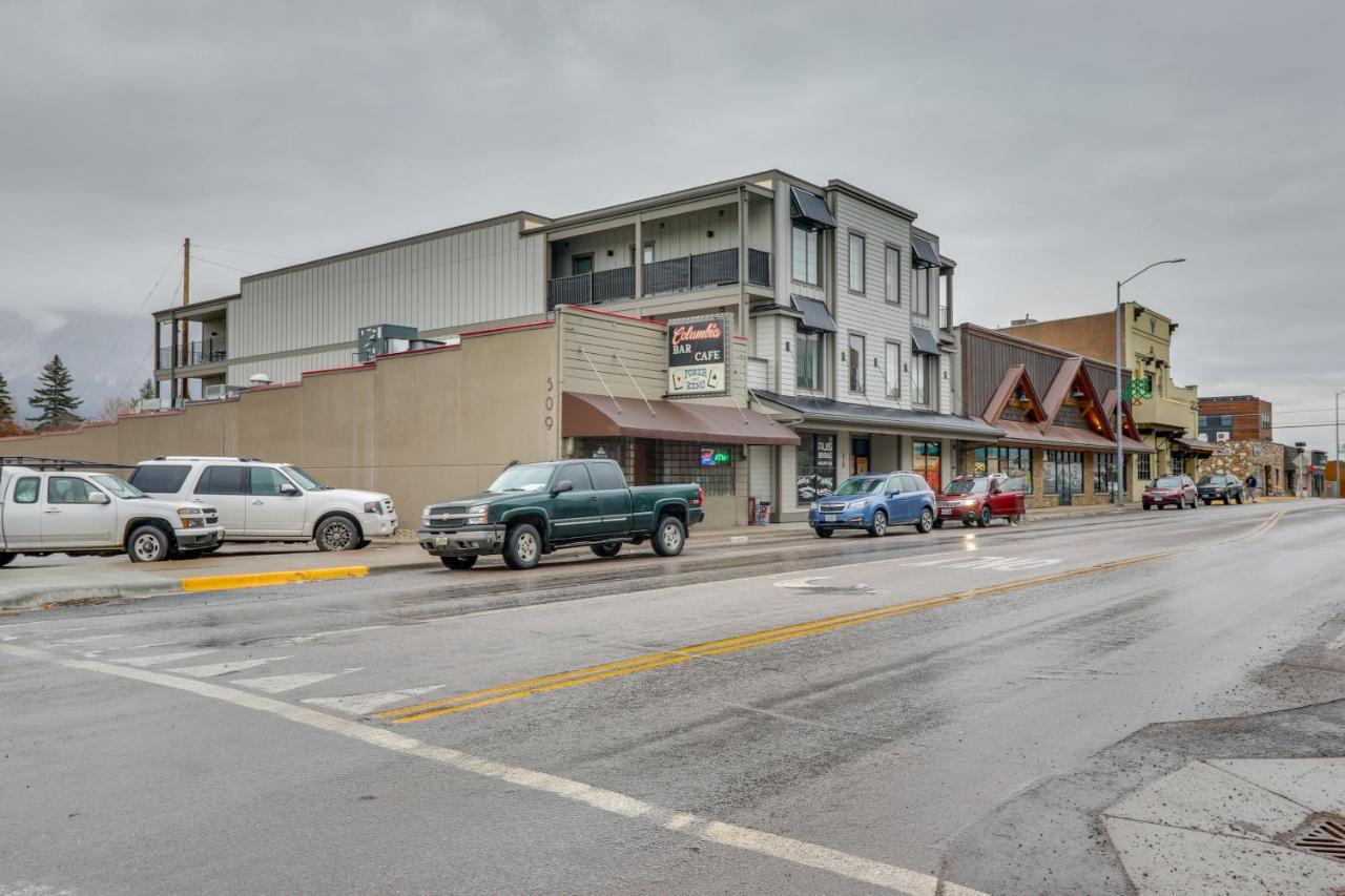 Downtown Columbia Falls Condo 16 Mi To Ski Resort Bagian luar foto